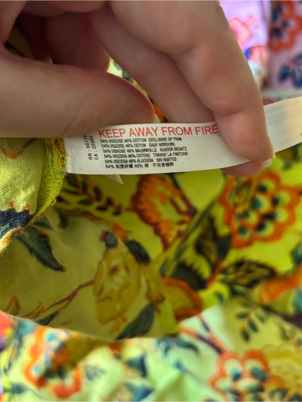 Anthropologie Mabel Mini Dress Tiered Floral Dress Womens Size Small Pink Purple - Picture 7 of 8